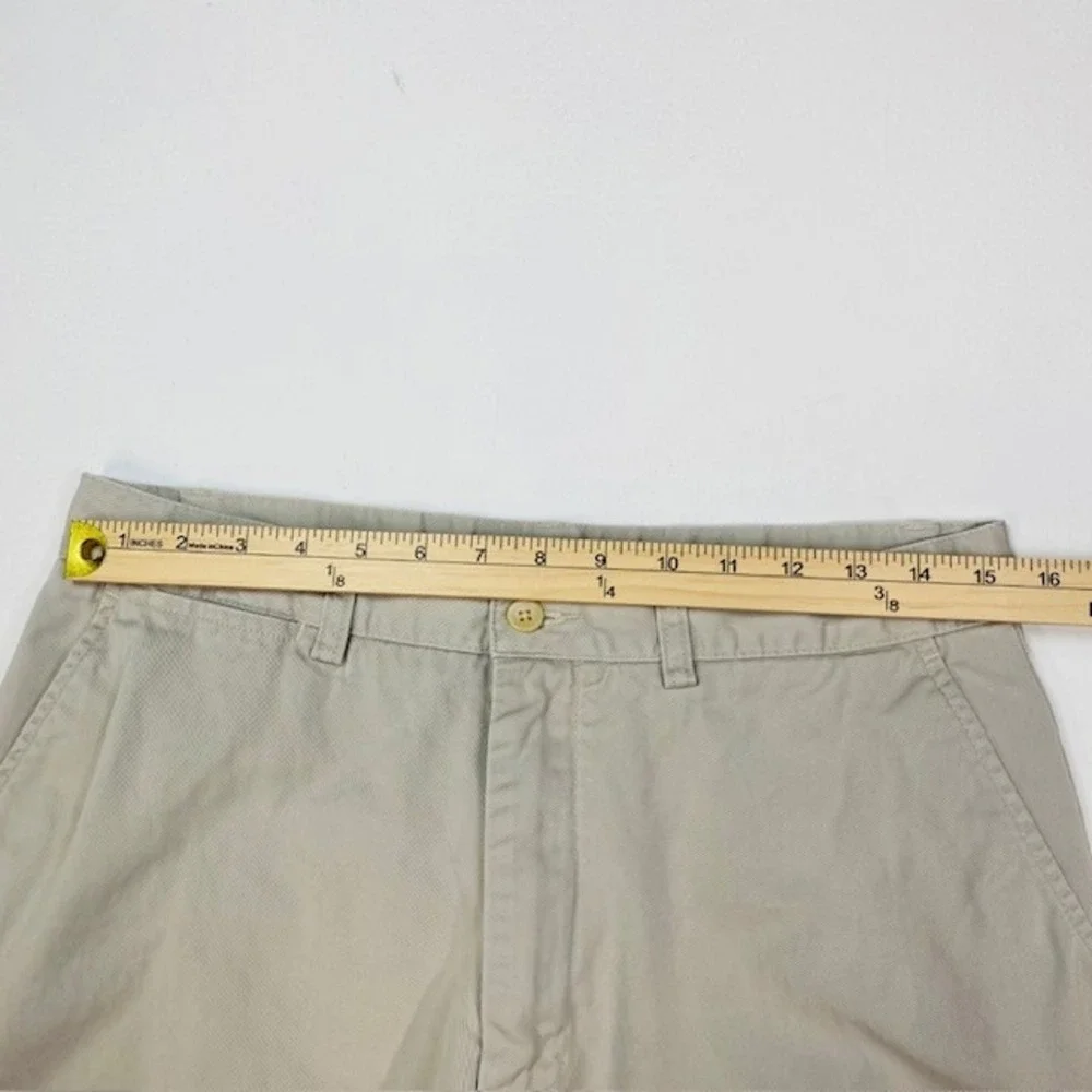 Polo Ralph Lauren Prospect Short Mens 32 Tan Khaki Cotton Twill Chino Flat Front